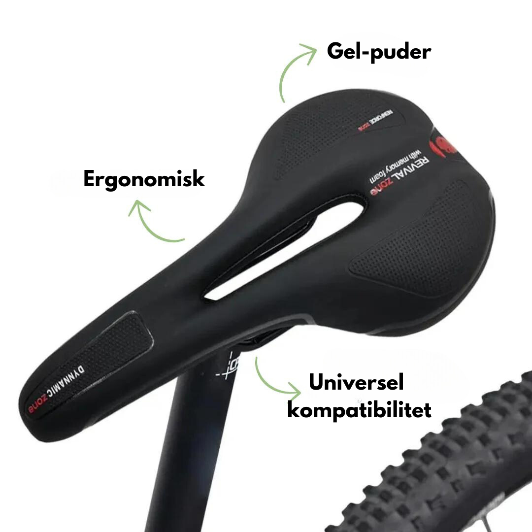 OutdoorHaven Ergonomisk cykelsadel - landevejscykler og mountainbikes