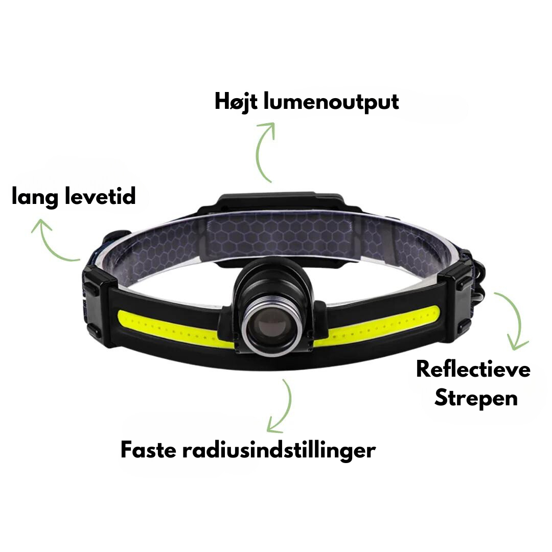 Sensor LED-pandelampe - Teleskopisk