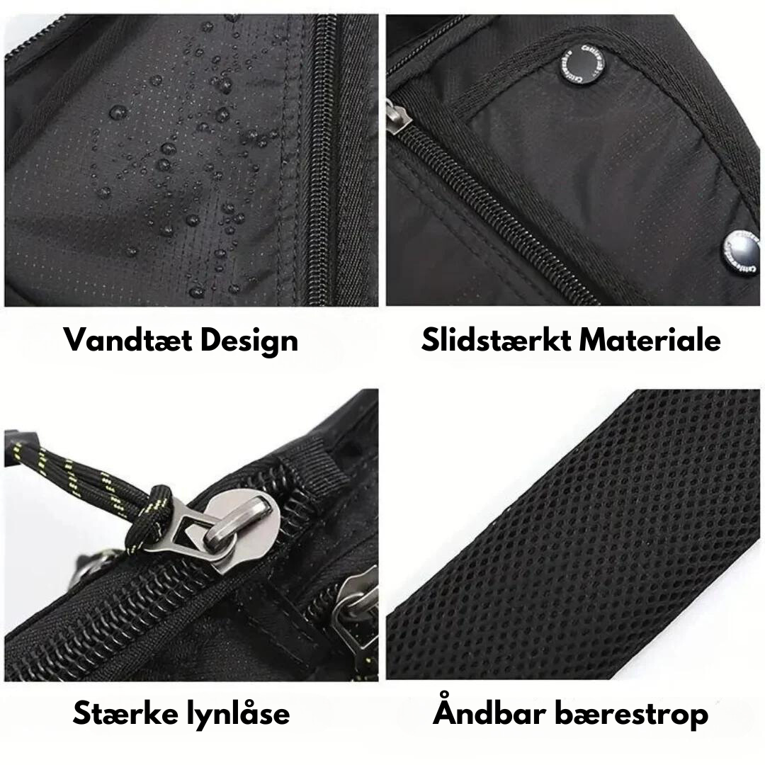 Utendørs crossbody-veske - Tyverisikret