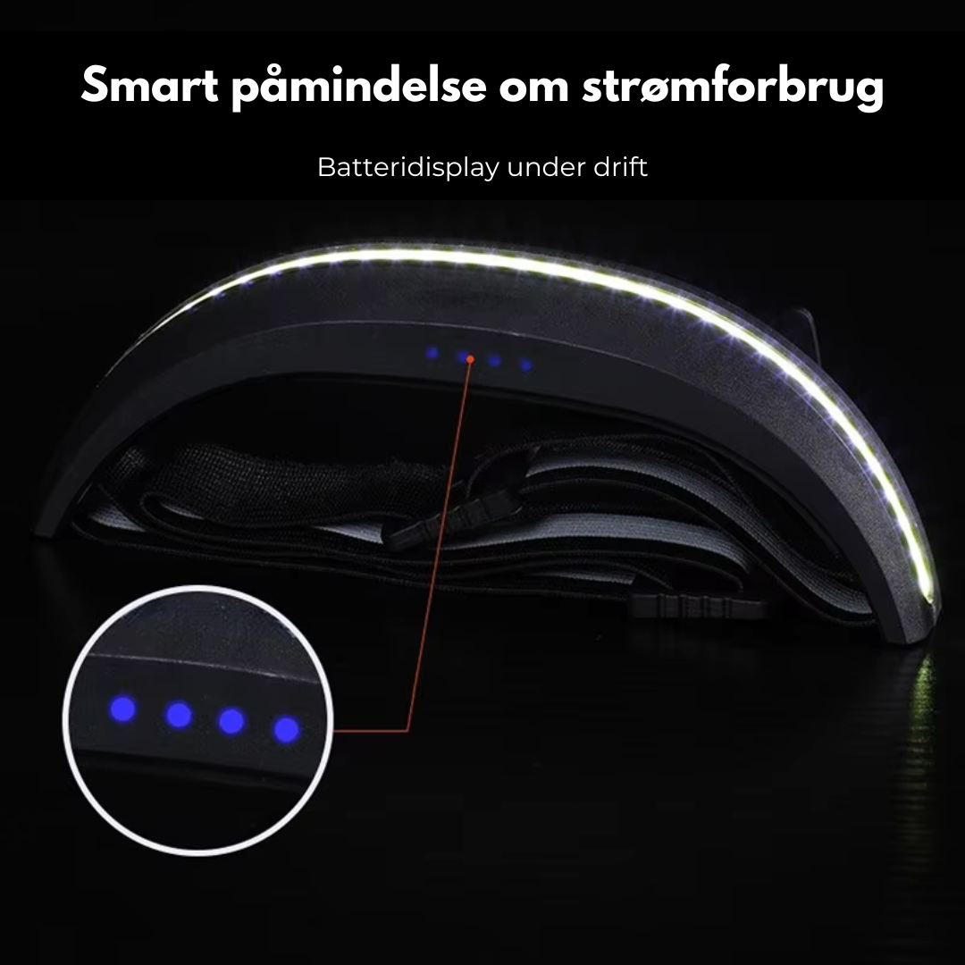 Kraftig LED Pandelampe - fottur