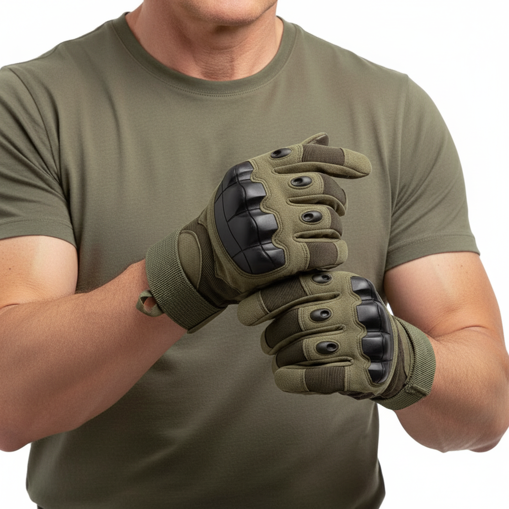 Taktiske Handsker – Knyttebeskyttelse – Anti-Slip & Touchscreen