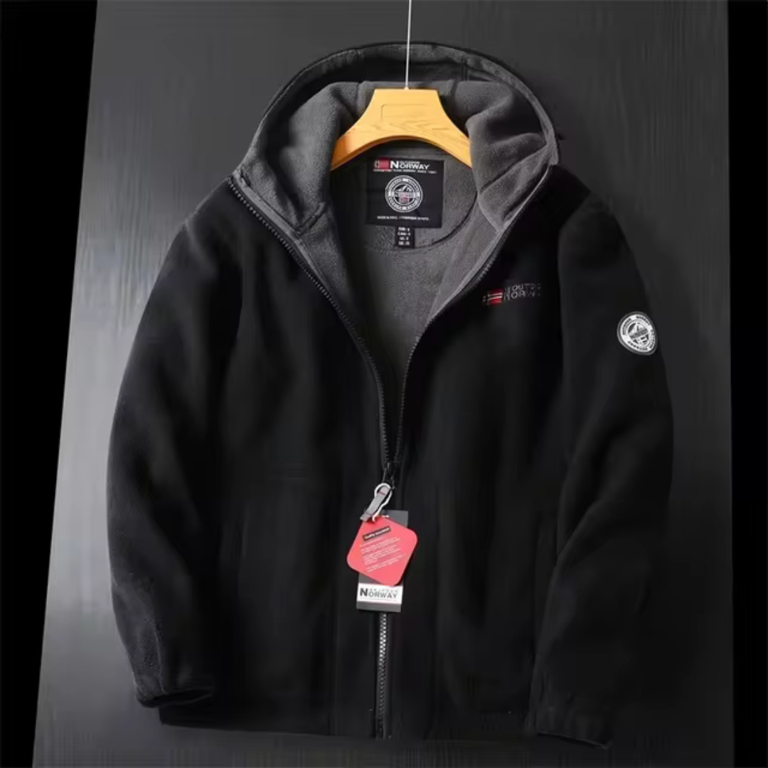 Polar Fleece Herrejakke - Vinter - Hette