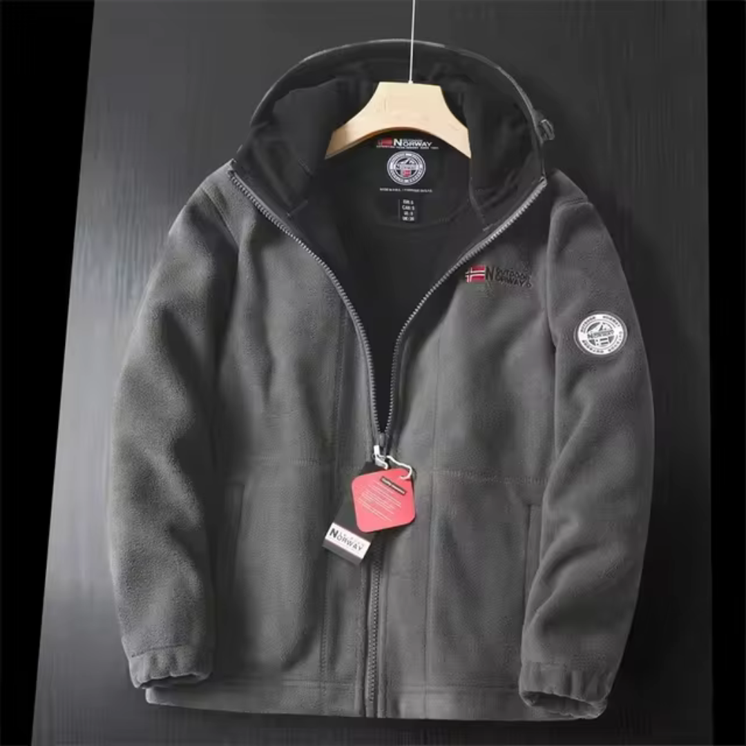 Polar Fleece Herrejakke - Vinter - Hette