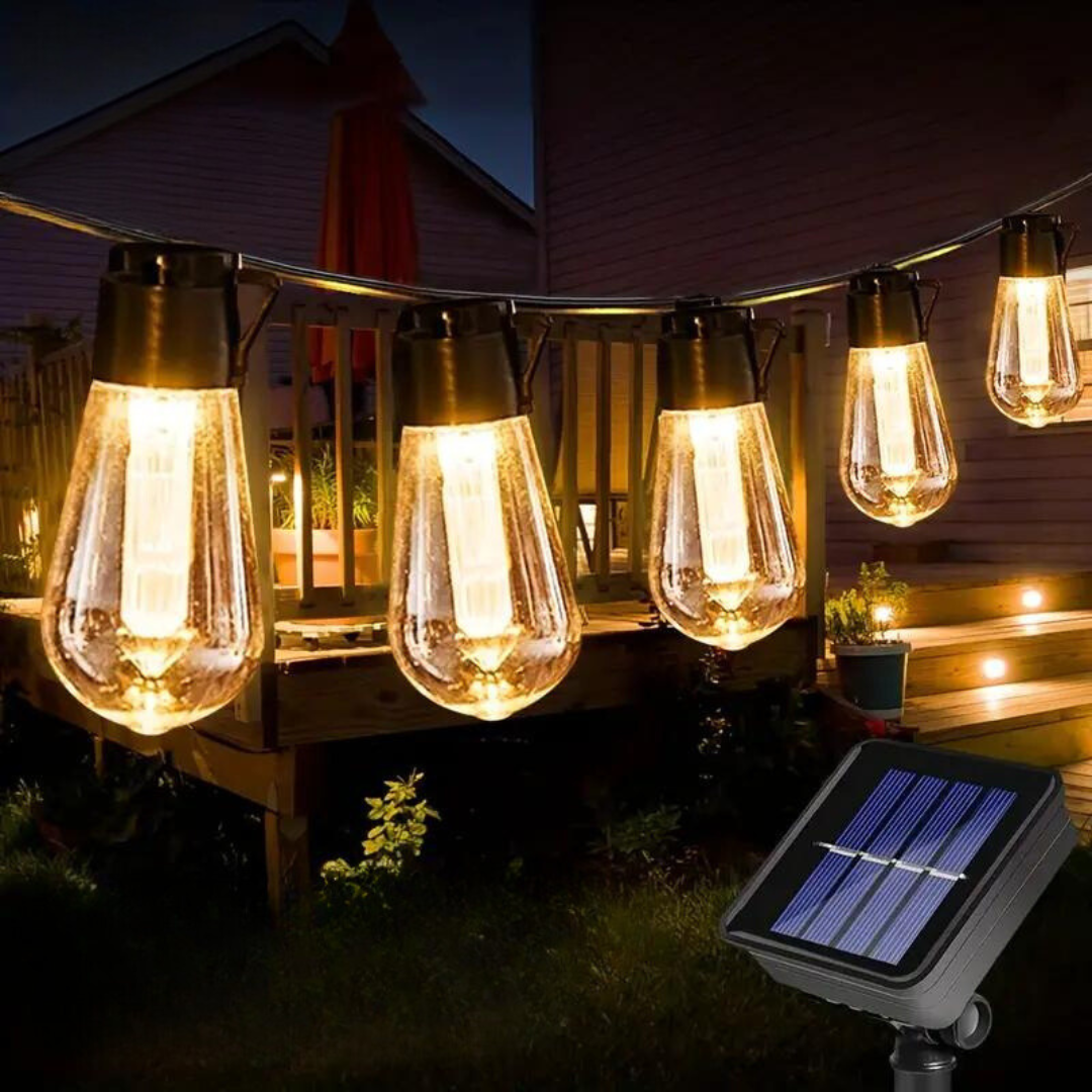 OutdoorHaven | solcelledrevet LED-lyskrans