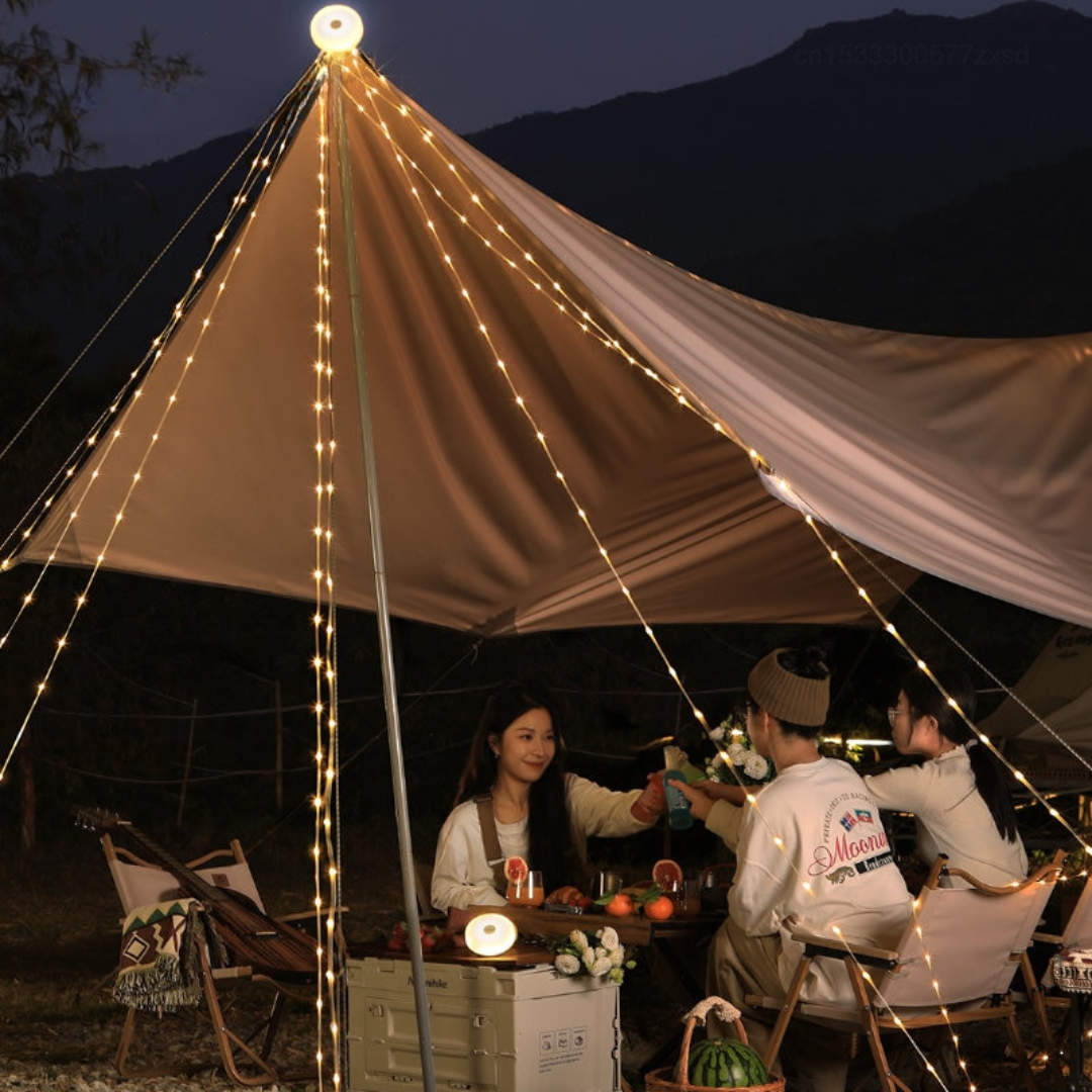OutdoorHaven - LED-lamper som kan rulles ut - Camping