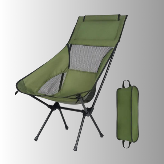 OutdoorHaven - Sammenleggbar campingstol - Komfort+