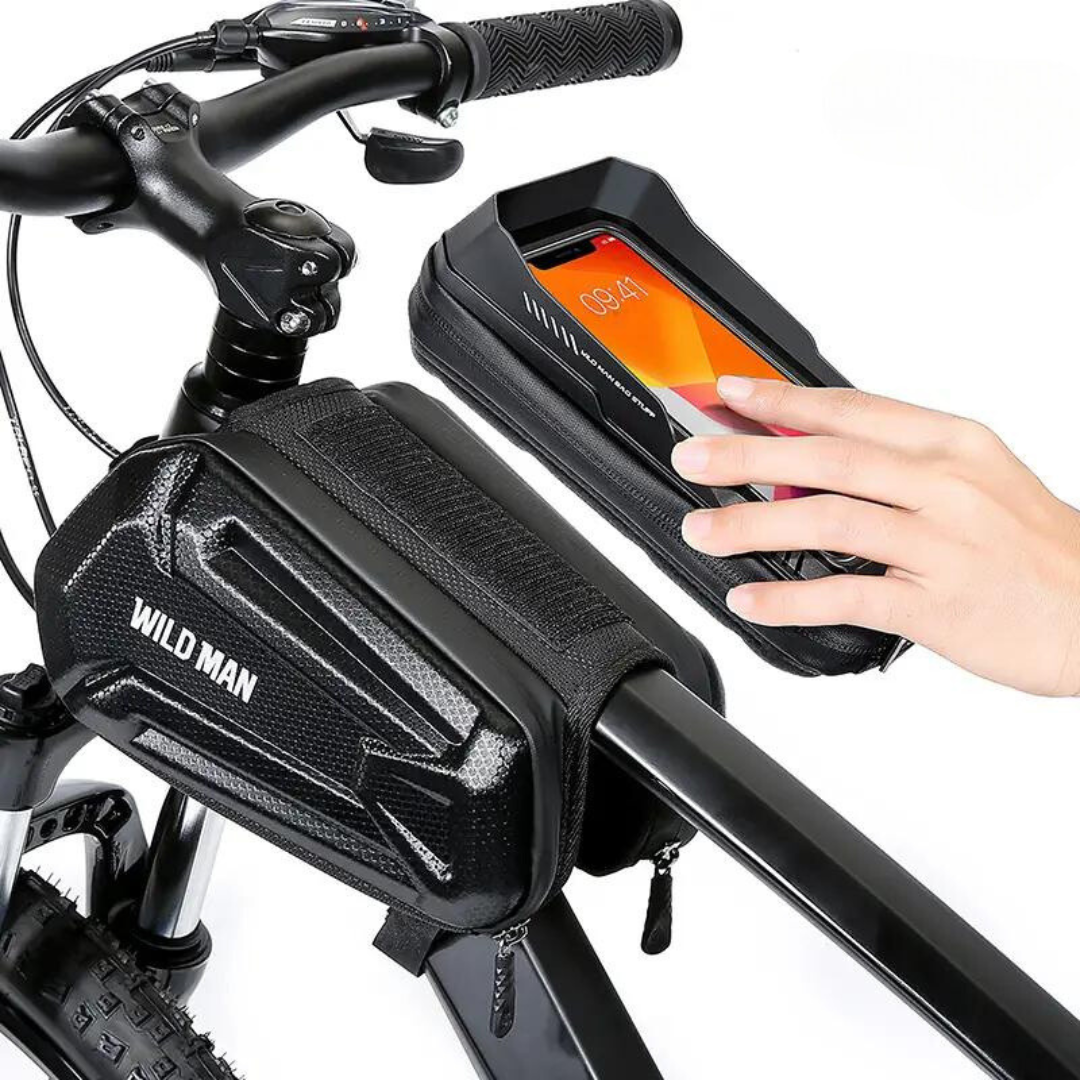 OutdoorHaven - 3-i-1 cykeltaske - Telefonholder