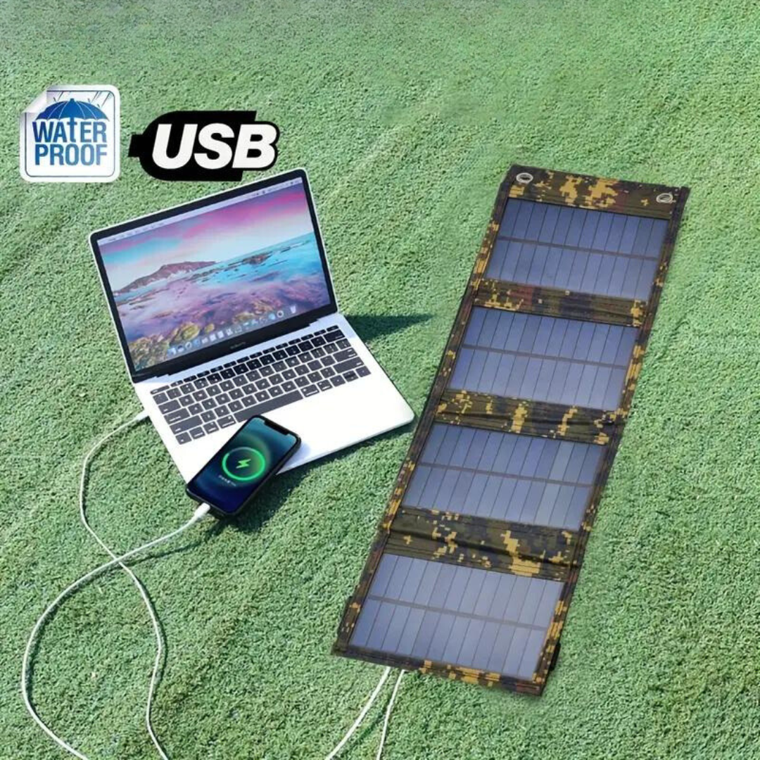 Sammenleggbart solcellepanel - 1 USB-port
