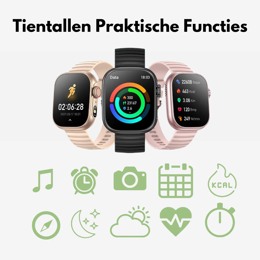 Sports-smartklokke - 100+ funksjoner