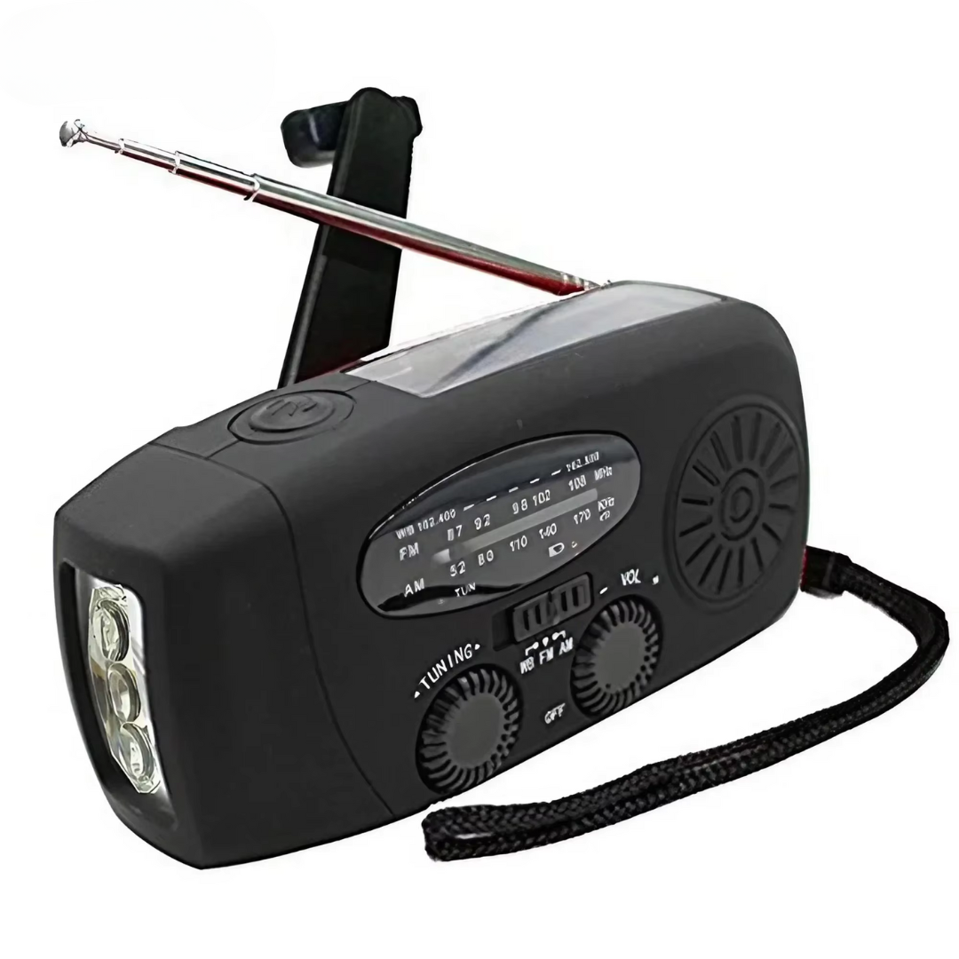 Nødradio - radio, powerbank, lommelykt - #1 ved nødsituasjoner