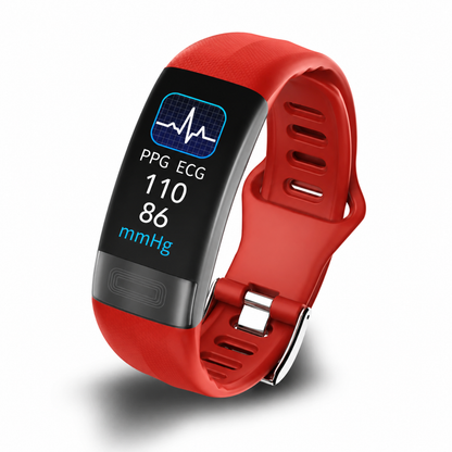 Smartwatch med EKG, Blodtryks- & Søvnregistrering – HealthBand