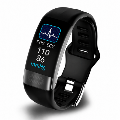 Smartwatch med EKG, Blodtryks- & Søvnregistrering – HealthBand