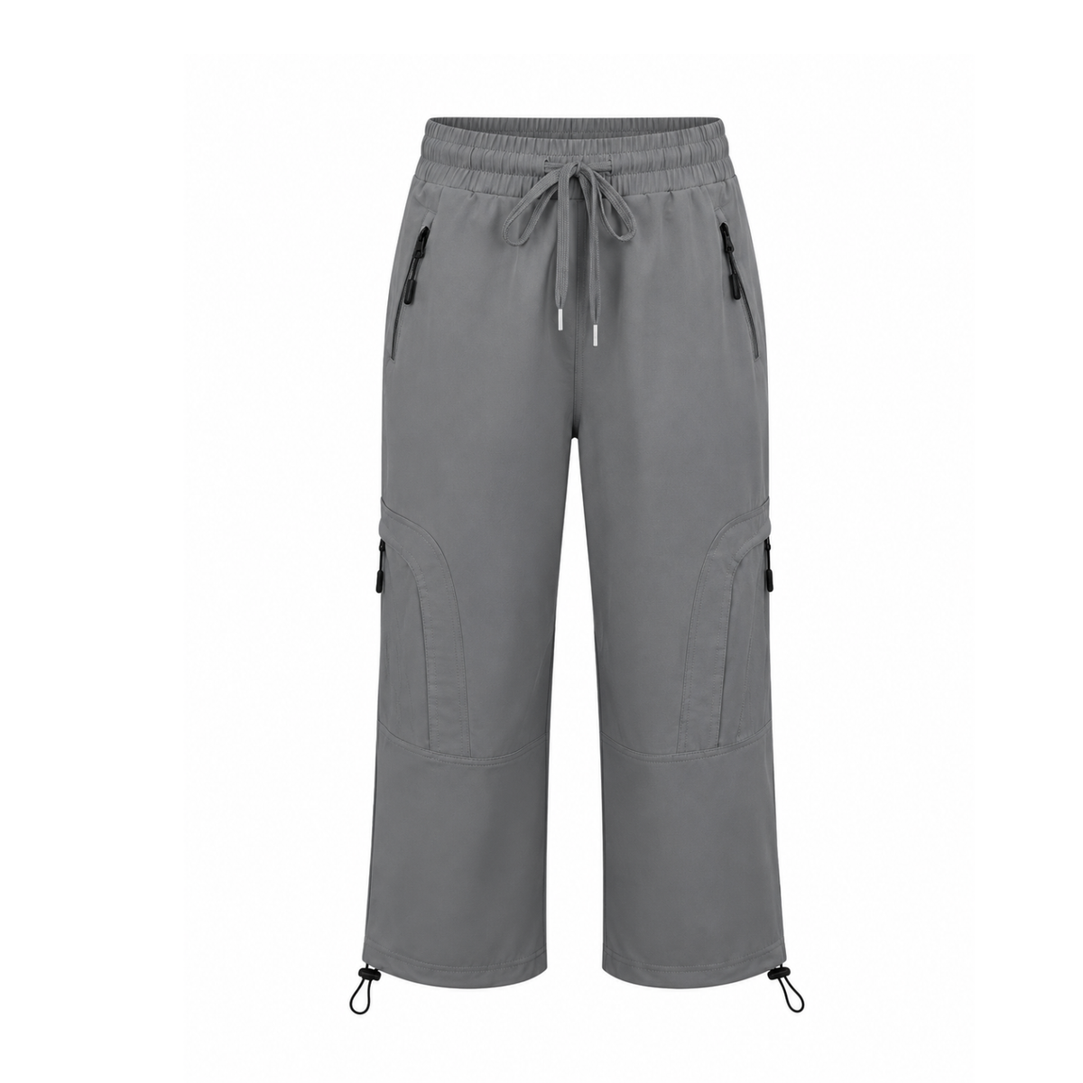 Dame Outdoor Capri – Åndbare Stretch Vandrebukser med Lynlåslommer