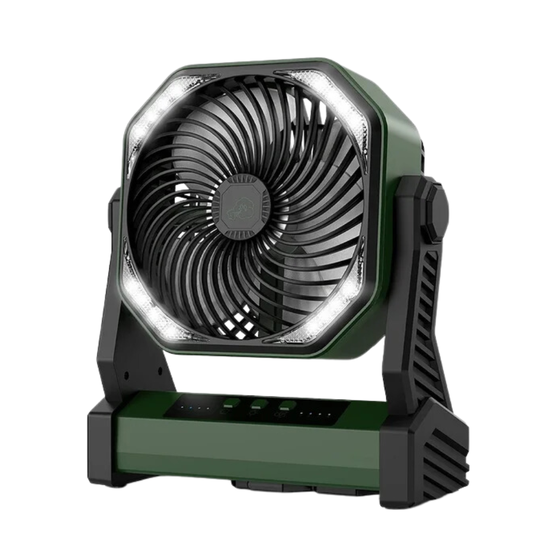 Ventilator til camping - 3-in-1