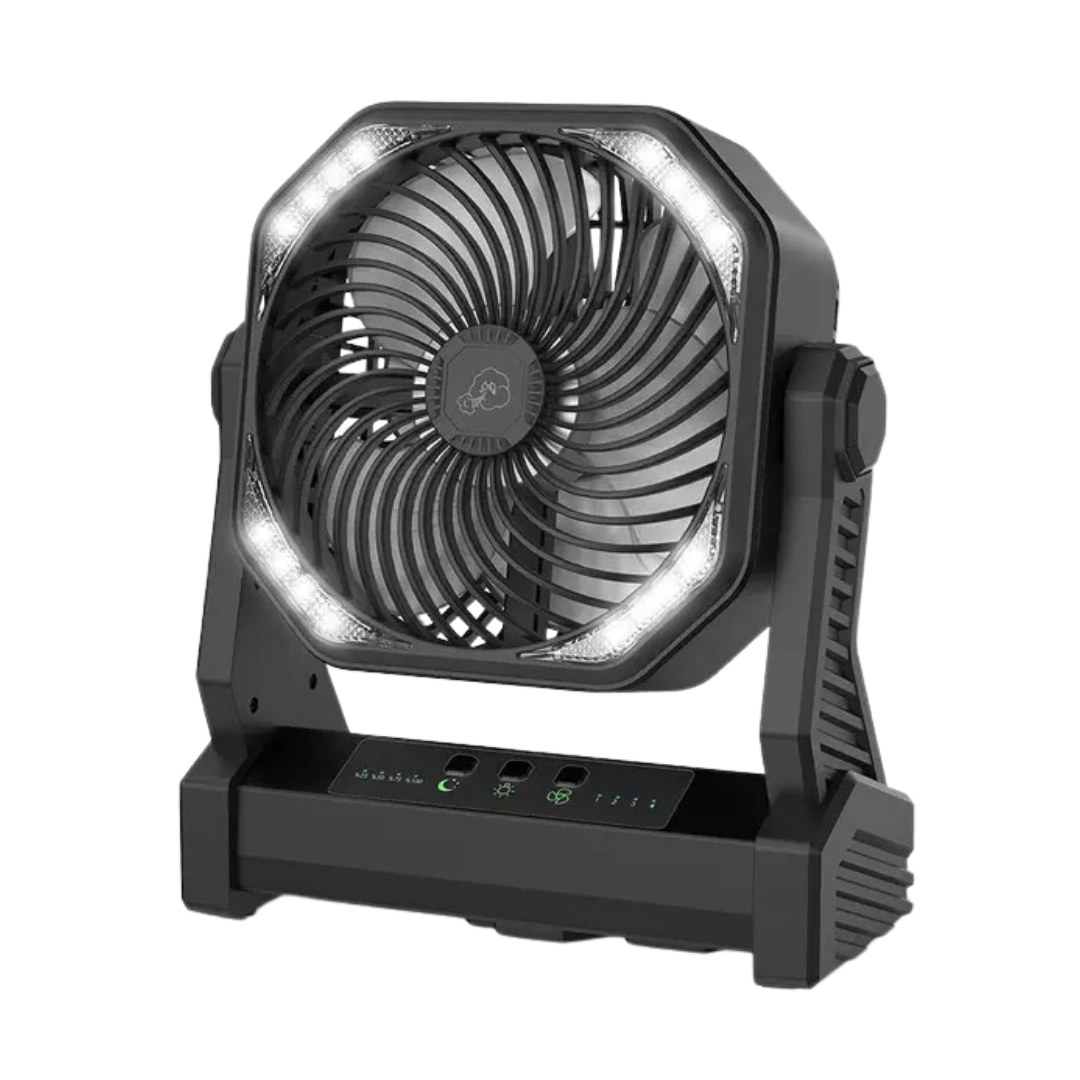 Ventilator til camping - 3-in-1