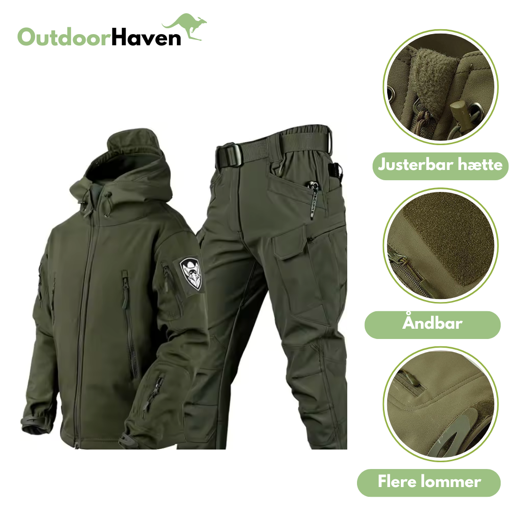Militært taktisk sett - Jakke og bukser - Softshell