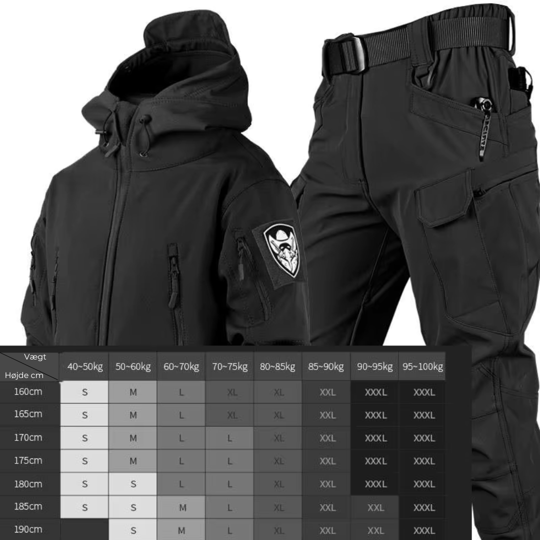 Militært taktisk sett - Jakke og bukser - Softshell