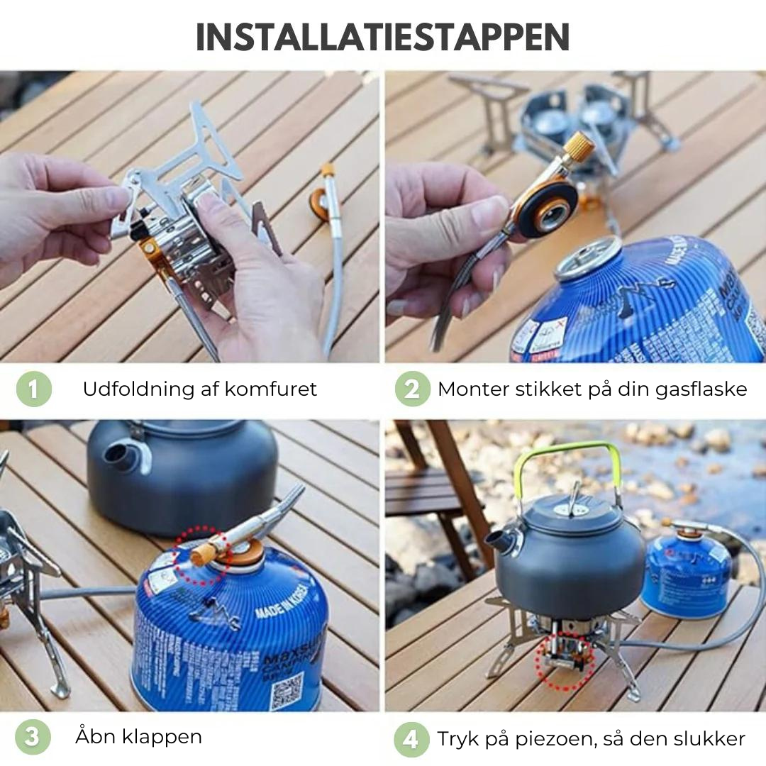 Utendørs gassbrenner - Camping