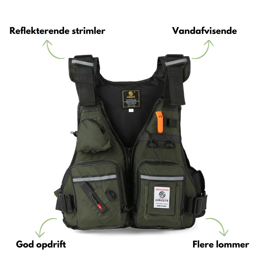 Utendørs vest - fiske