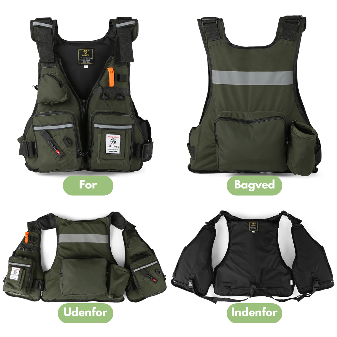 Utendørs vest - fiske