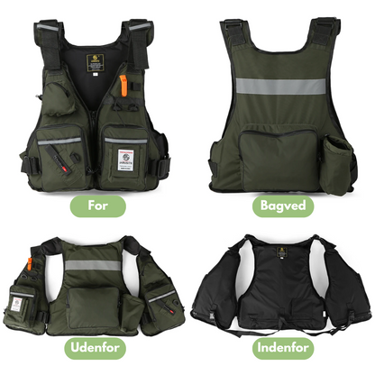 Utendørs vest - fiske