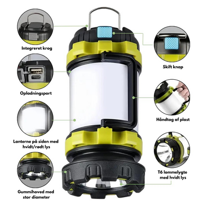 Campinglykt - 3-i-1 - LED