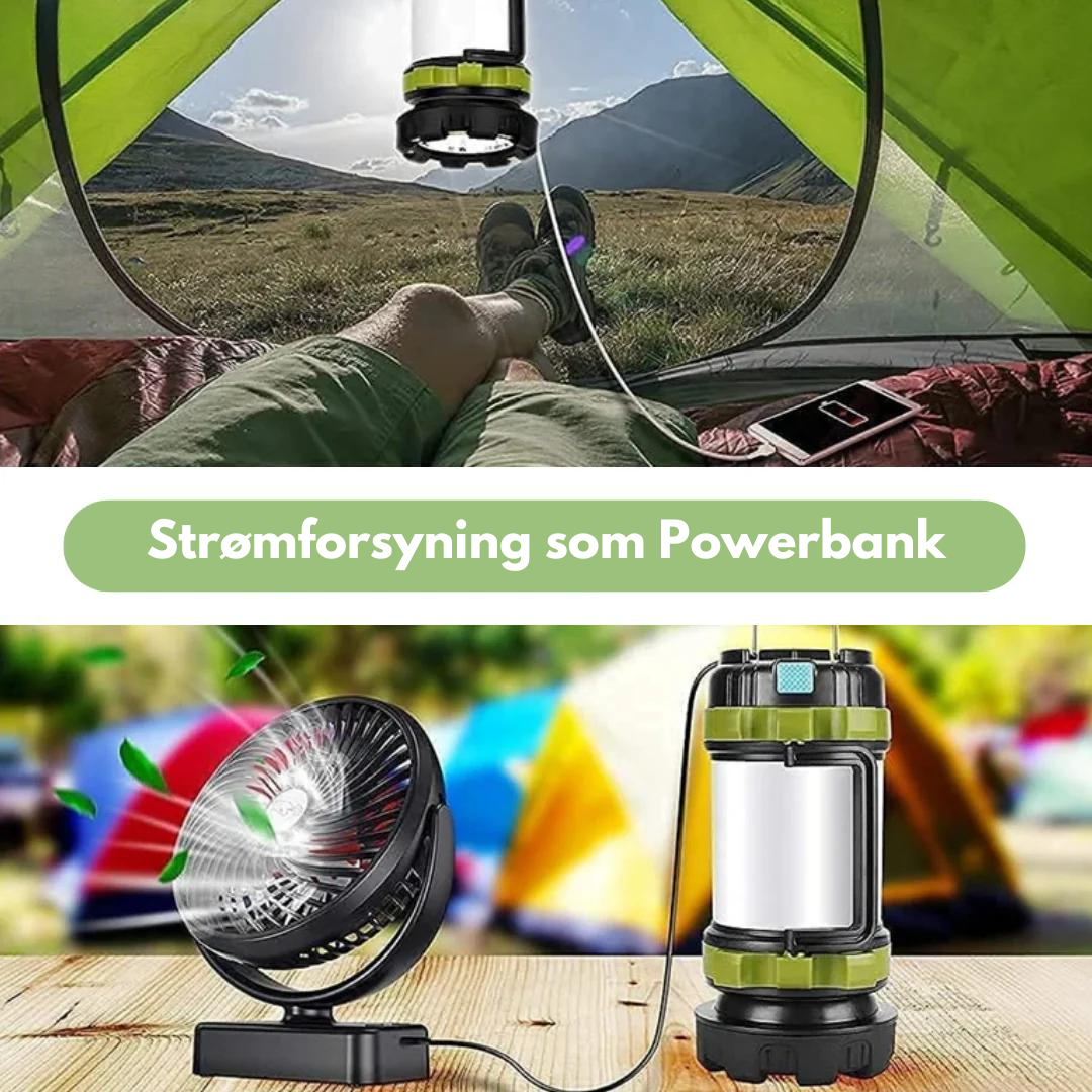 Campinglykt - 3-i-1 - LED