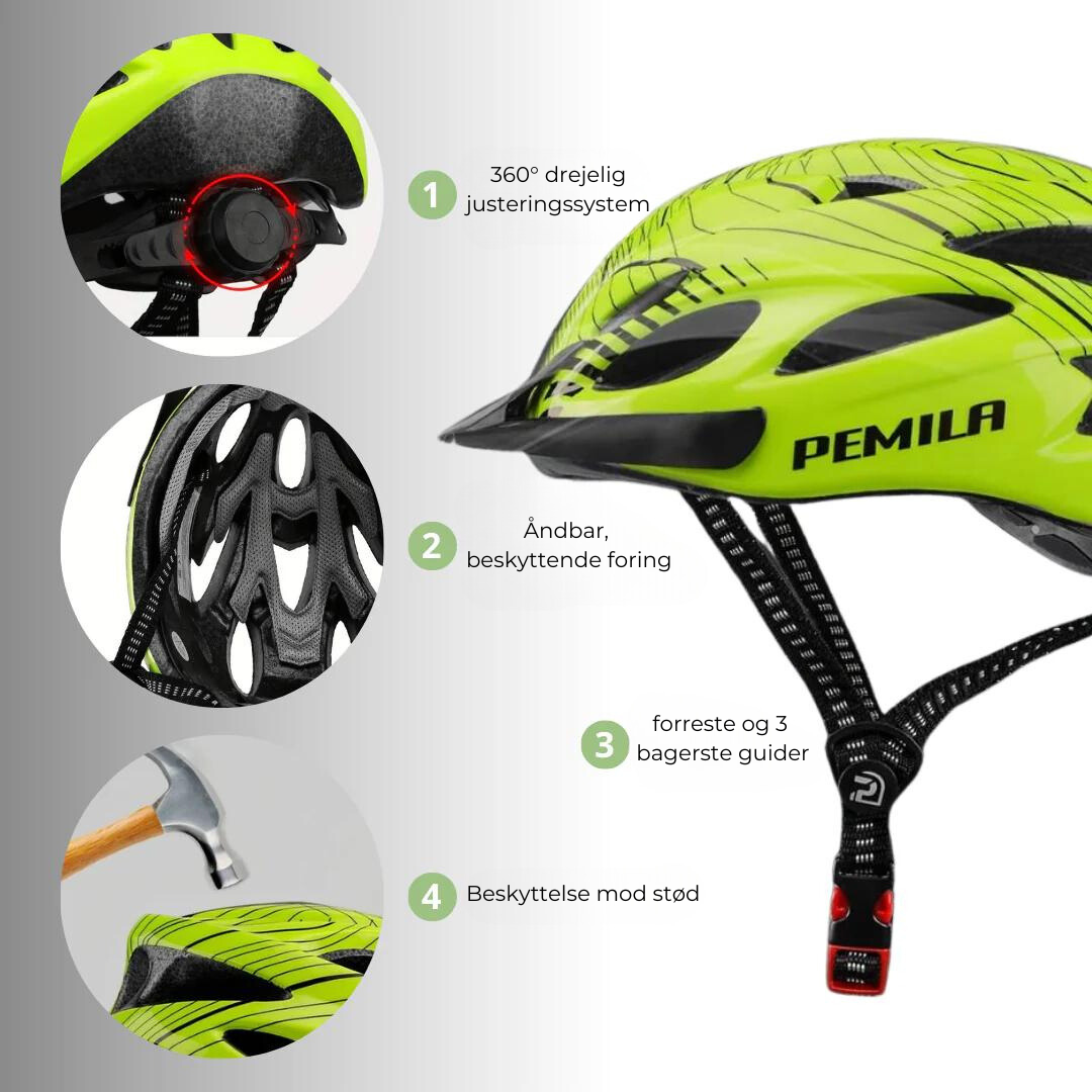 Ergonomisk cykelhjelm - Unisex