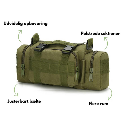 Skuldertaske og bagagebærer - 2 i 1