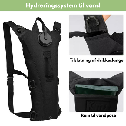 Vandrygsæk - drikkesystem - 3L