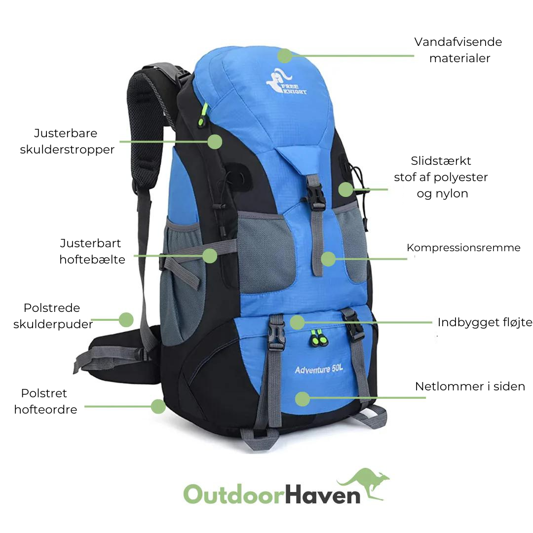 Ryggsekk - Vanntett - 50L