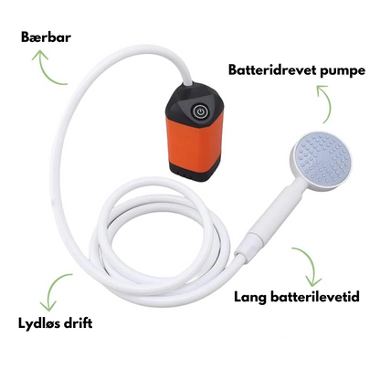 Campingdusj - pumpe - bærbar