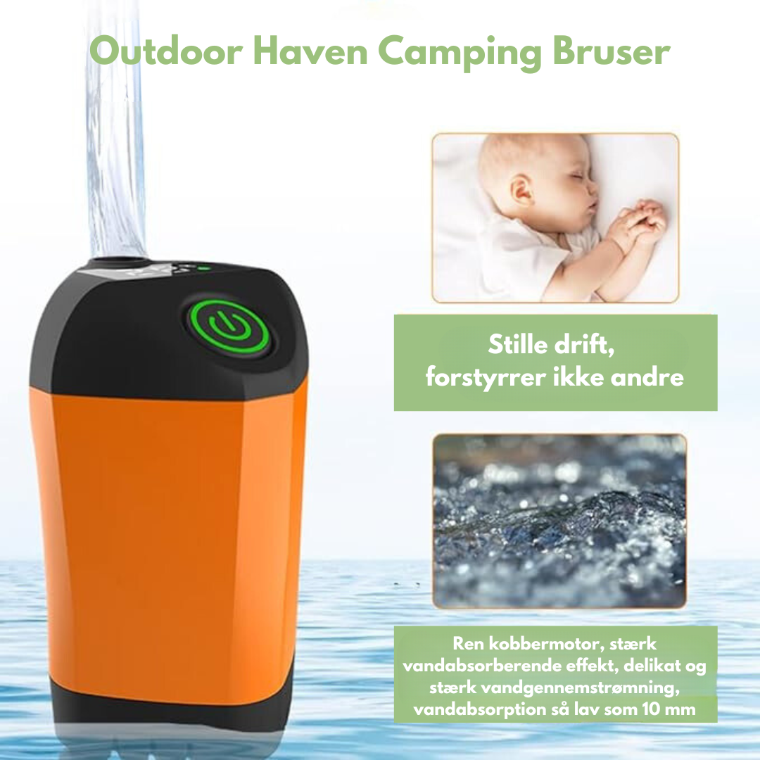 Campingdusj - pumpe - bærbar
