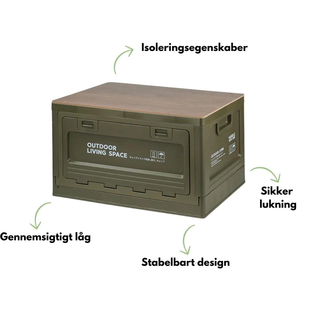 Camping oppbevaringsboks - multifunksjonell