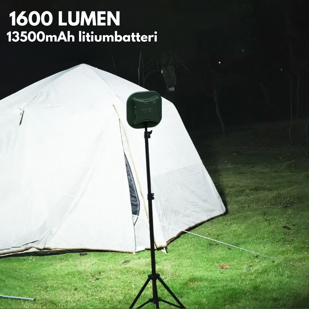 Campinglampe - USB - Sterkt batteri