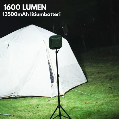 Campinglampe - USB - Sterkt batteri