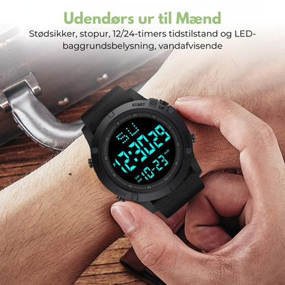 Digitalt ur - udendørs