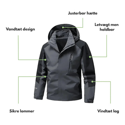 Vanntett Jakke – Utendørs Vandring – Herre