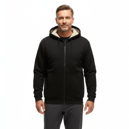 Fleece Hoodie – Sherpa Fôret – Vinter