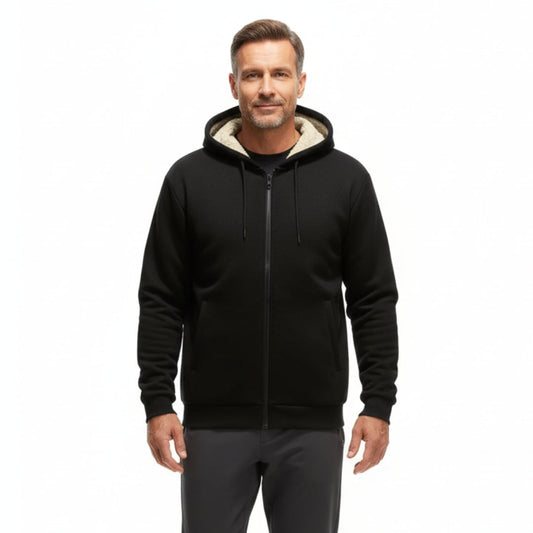 Fleece Hoodie – Sherpa Fôret – Vinter