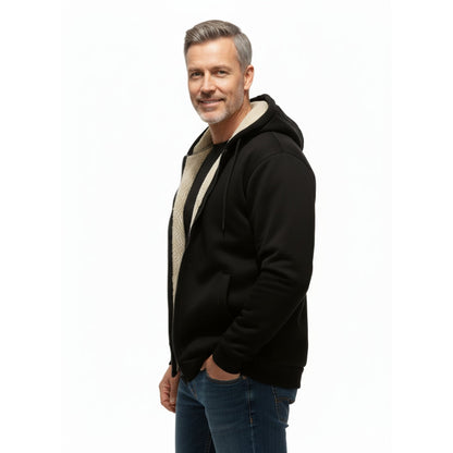 Fleece Hoodie – Sherpa Fôret – Vinter