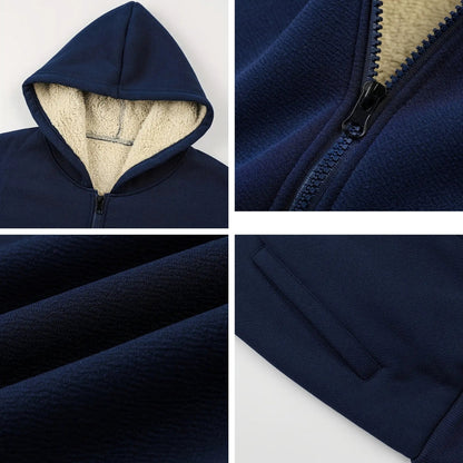 Fleece Hoodie – Sherpa Fôret – Vinter