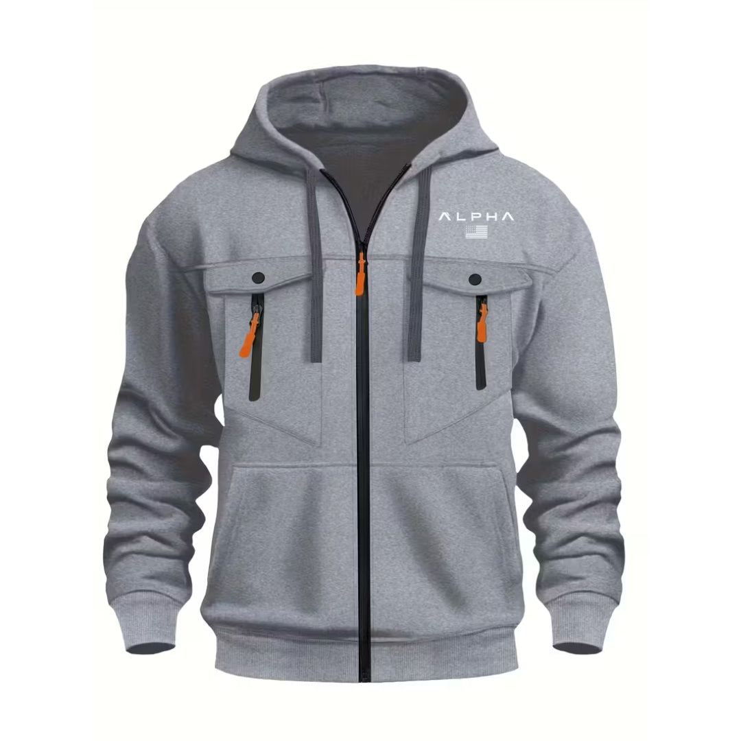 Softshell Hættetrøje – Fuld Lynlås – Termo Jakke