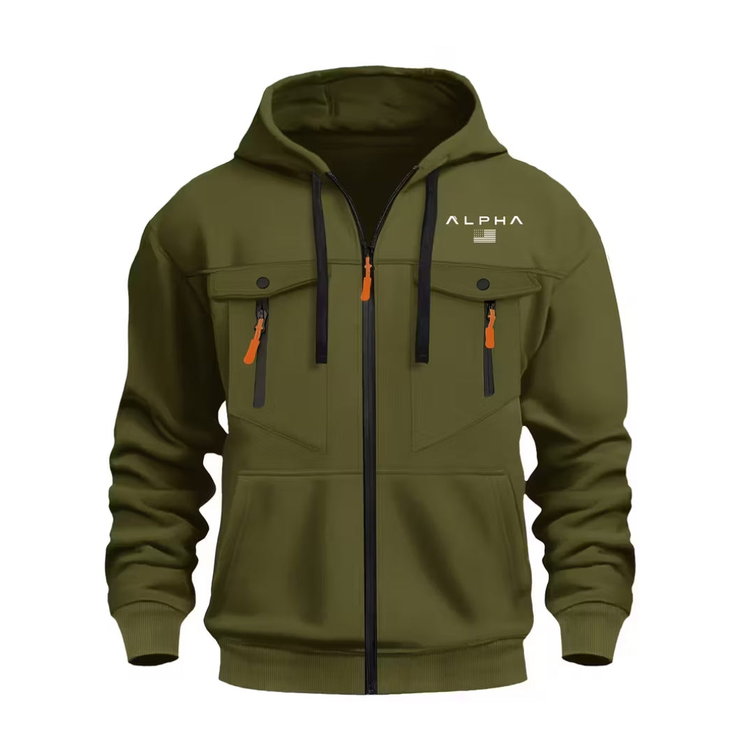 Softshell Hættetrøje – Fuld Lynlås – Termo Jakke