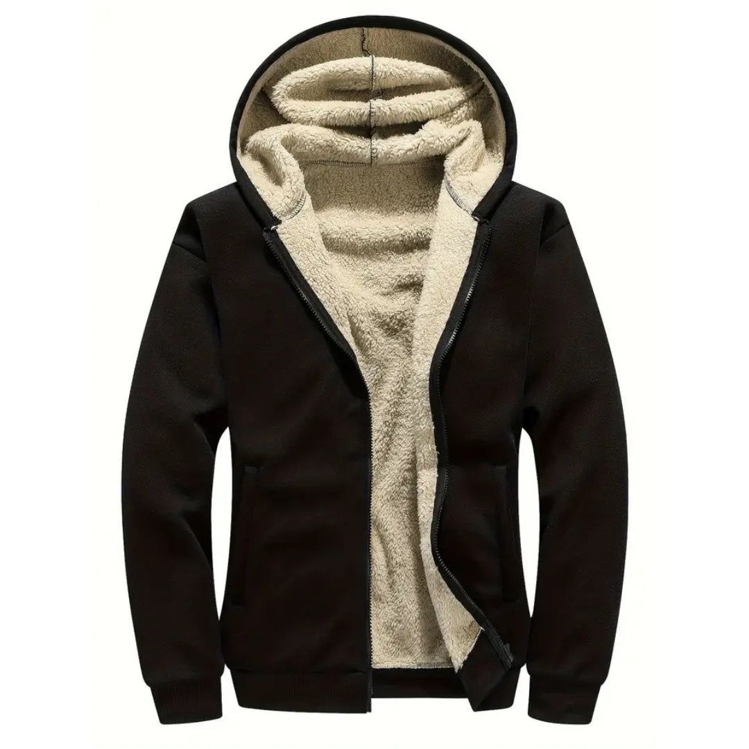 Fleece Hoodie – Sherpa Fôret – Vinter