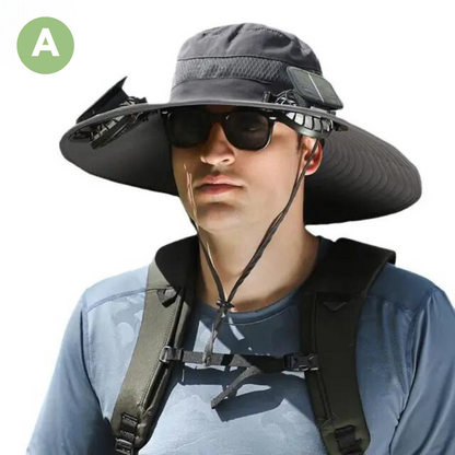 Udendørs solhat - Indbygget ventilator