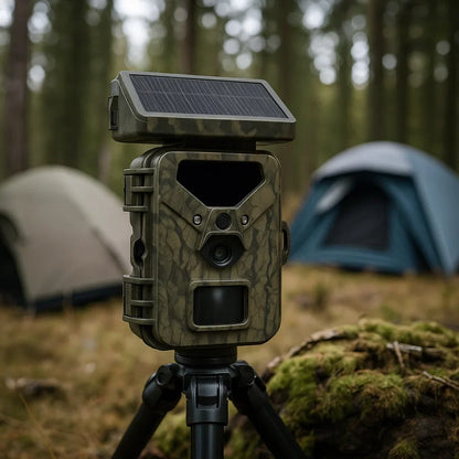 Viltkamera – 20MP Full HD – Solcellepanel – Nattesyn – Rask Registrering