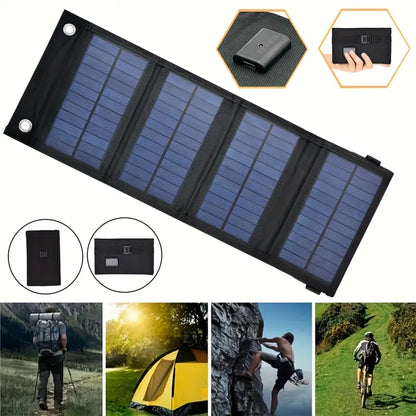 Sammenleggbart solcellepanel - 1 USB-port