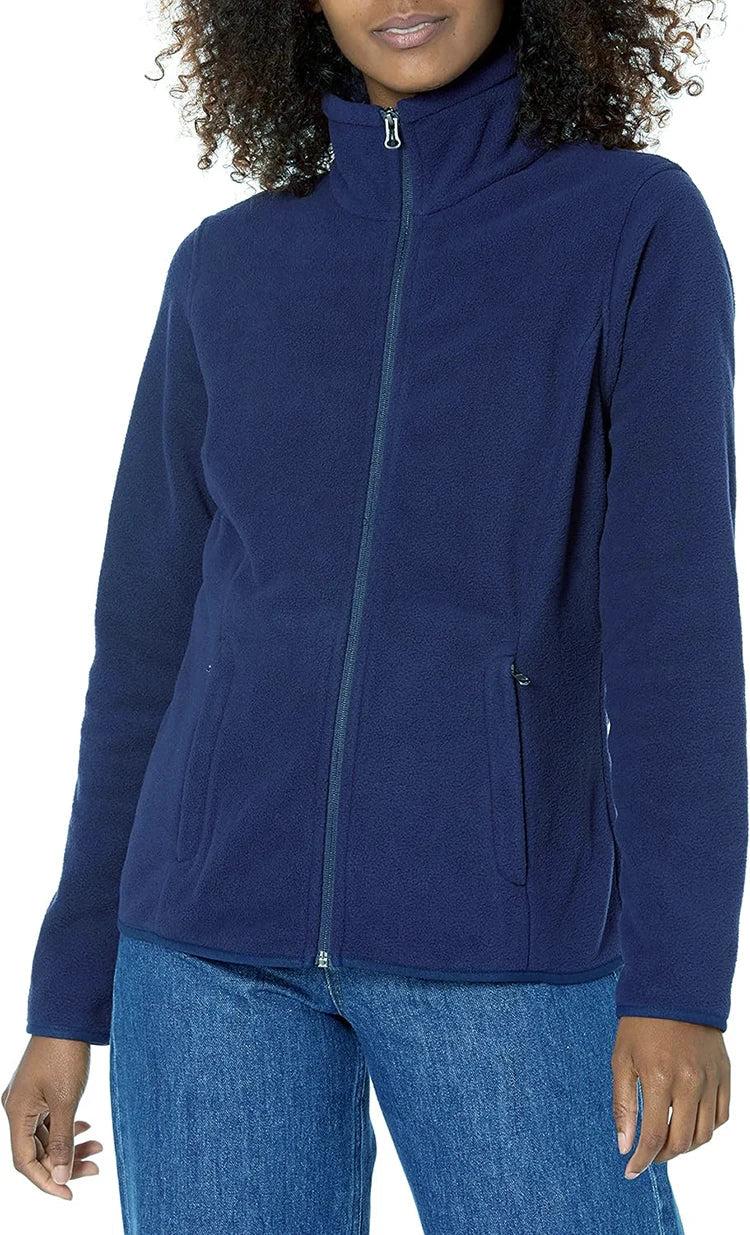 Overgangsjakke dame dobbeltbørstet fleece, billede 7