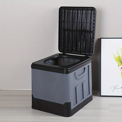 Sammenklappeligt transportabelt toilet - Campingtoilet
